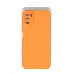 Силиконовый чехол NANO для Xiaomi POCO M3 (оранжевая папайя)