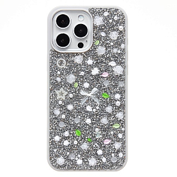 Задняя накладка PC097 POSH SHINE для iPhone 16 Pro Max (white) (237457)