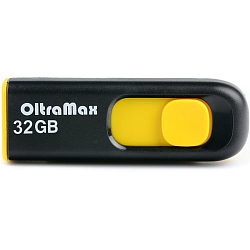 USB 32Gb OltraMax 250 чёрный/желтый