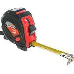 Рулетка 3м 16мм MATRIX Status magnet 3 fixations, обрезиненный корпус, зацеп с магнитом//31004