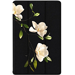 Чехол футляр-книга ZIBELINO для iPad Air 11" 2025 (M3)/Apple iPad Air 2024 11" (M2)/Air 5 2022/Air 4 2020 10.9"  (черный) 8016 ВЕТКА МАГНОЛИИ