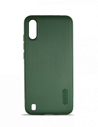Задняя накладка CHERRY для Samsung Galaxy A01 темно-зеленый
