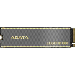 Накопитель SSD M.2 1Tb A-DATA LEGEND 860 (SLEG-860-1000GCS), PCI-E 4x4, [R/W -6000/4000 MB/s] 3D-NAND (Works with PS5)