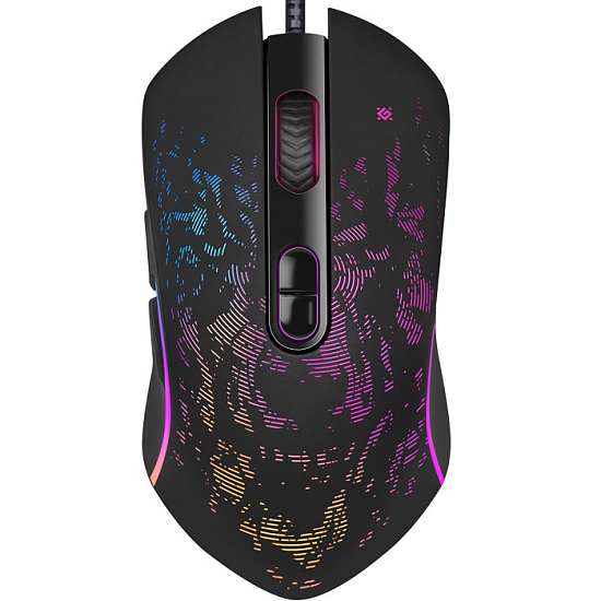 Мышь DEFENDER Witcher GM-990, черный, USB
