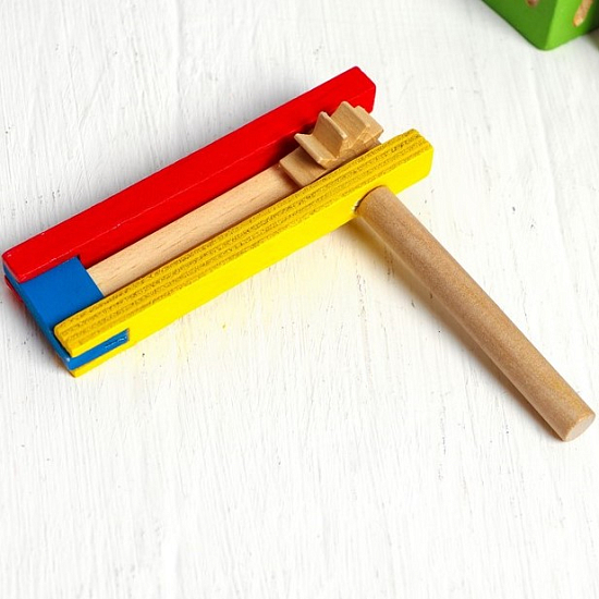 Музыкальная игрушка «Трещотка» 2.5×10.5×11.5 см