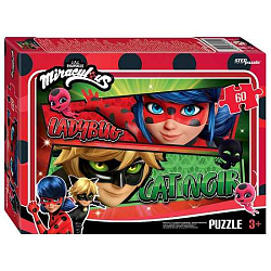 Пазл Step Puzzle 60 "Леди Баг и Супер-Кот" (ZAGTOON – METHOD)