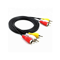 Кабель Jack 3.5 <--> 3RCA  1.0м D-COLOR DCC-3.5J4P3R100