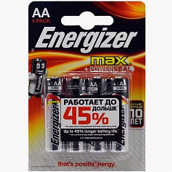 Элемент питания ENERGIZER LR06 BL-4 Max