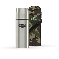 Термос БИОСТАЛЬ-ОХОТА NBP-750B у/г чехол (Уценка)