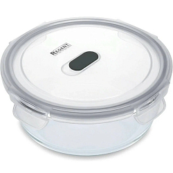 Контейнер REGENT Linea Desco 0,95л стекляный герметичный круглый