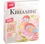 Квиллинг. Панно LORI "Райская птица", в коробке 20*23*4 см