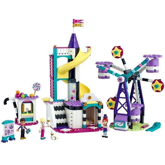 Конструктор LEGO Friends 41689 Волшебное колесо обозрения и горка