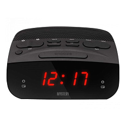 Радиобудильник MYSTERY MCR-23 black&red