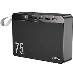Внешний АКБ HOCO J94, OverLord (75000mAh) чёрный