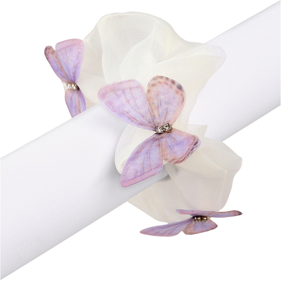 Резинка для волос «Бабочки» бежевая, Принцессы Дисней 10894792