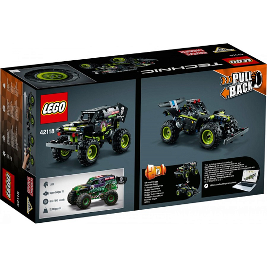 Конструктор LEGO Technic 42118 Monster Jam® Grave Digger®