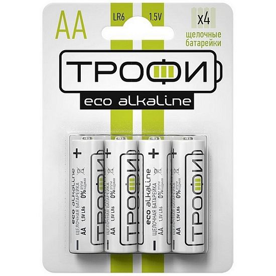 Элемент питания ТРОФИ LR06 BL-4 (40/640)