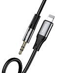 Кабель Jack 3.5 <--> Lightning  1.0м Kakusiga KSC-891 черный