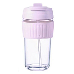Стеклянная кофейная чашка Quange KF201 Purple, 550ml