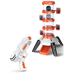 Игровой набор Mioshi Army "Космический тир: Башня" (мишень, бластер, EVA патроны)