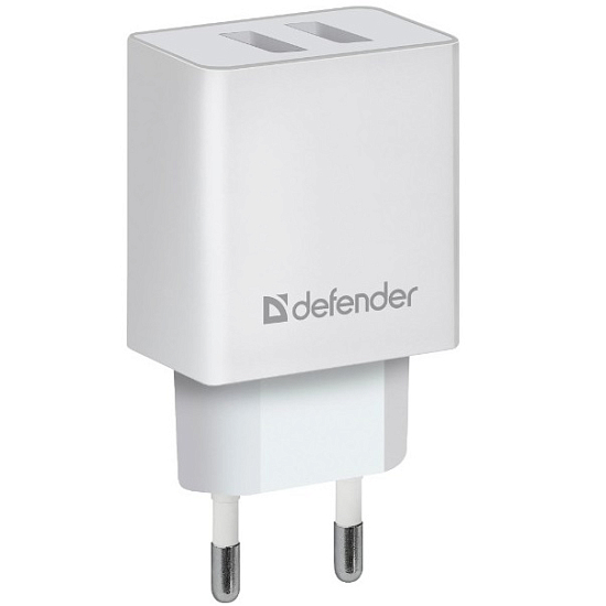 Сетевое ЗУ 2USB 2.1А DEFENDER UPA-22 белый
