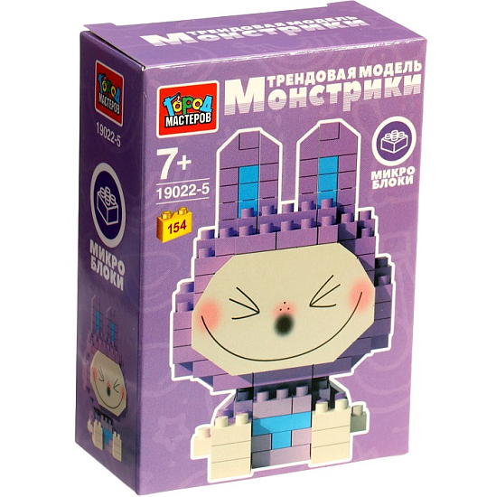 Конструктор 3D «Монстрики», 154 детали 10957036