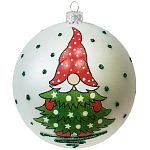 Шар "Веселый гном 3", 65мм, в подарочной упаковке КУ-65-224174/3