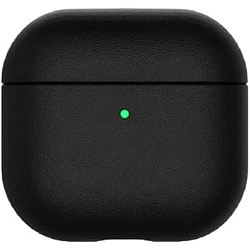 Кожанный чехол KZDOO LUXCRAFD для AirPods 4 черный
