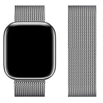 Металлический ремешок HOCO WA03 Simple beauty для APPLE Watch 42/44/45/49mm, серебряный, миланская петля