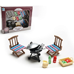 Набор "Мебель" посуда и стулья для пикника, в/к 18*15*7 см 2963812