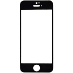 Противоударное стекло 3D NONAME для iPhone 5, чёрное