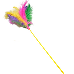 Дразнилка «Павлин», 40 см, микс цветов 767867