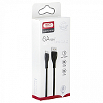 Кабель USB <--> Type-C  1.0м XO-NB185 черный, 6A