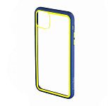 Задняя накладка FAISON для SAMSUNG Galaxy A51, F06, imagine, глянцевый, синий, силиконовые края