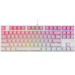 Клавиатура REDRAGON Cass RU,RGB,розовый/белый