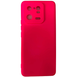 Задняя накладка SILICONE COVER для Xiaomi 13 Pro 5G №10 Фуксия