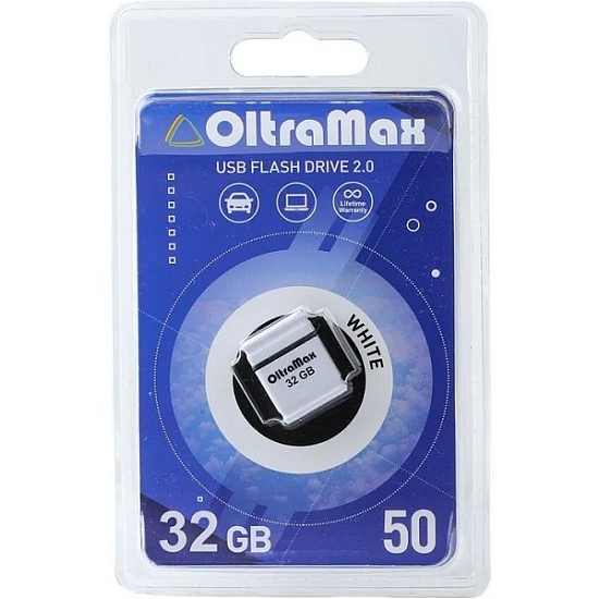 USB 32Gb OltraMax Drive 50 Mini series White