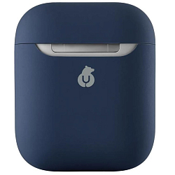 Силиконовый чехол uBear для AirPods темнно синий (CS54DB12-AP)
