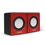 Колонки 2.0 EXEGATE Disco 140 EX289920RUS Red (2х3Вт)
