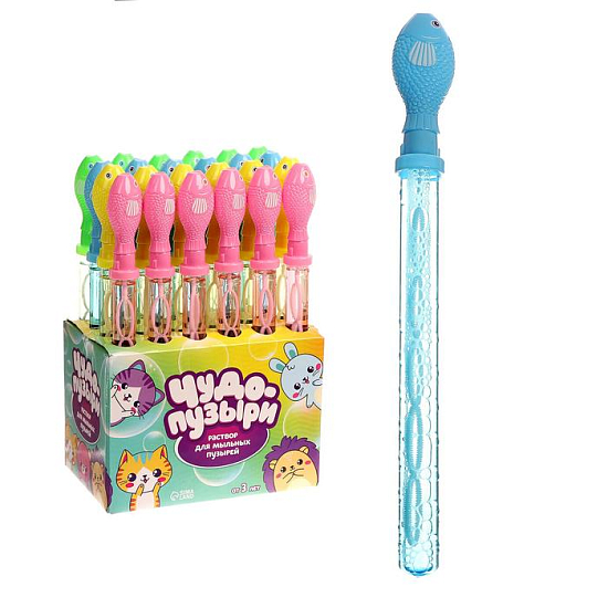 Мыльные пузыри «Рыбка», МИКС, 120 мл 3588614