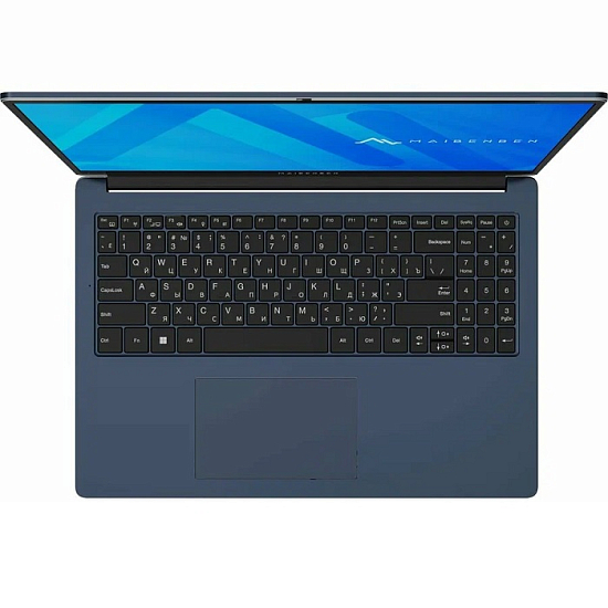 Ноутбук 16" Maibenben M657 (AMD Ryzen 7 - 5825U/ 16Gb/ SSD 1Tb/ DOS) (M6571SG0LURE3) мышь+коврик), синий