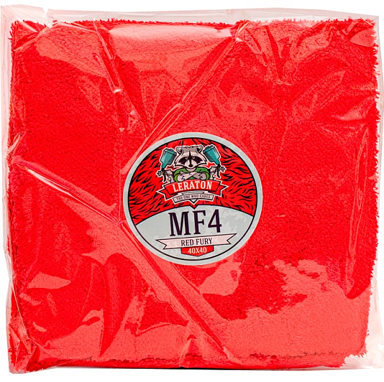Микрофибра LERATON RED FURY MF4 40x40 600 гр/м2, Полировальная