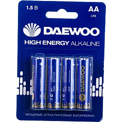 Элемент питания DAEWOO LR06 HIGH ENERGY BL-4 (4/40/960)