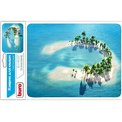 Коврик BURO BU-M10017 рисунок/остров