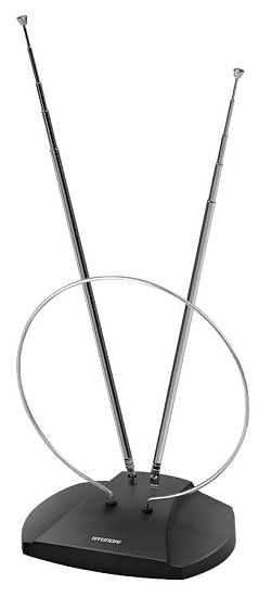 Антенна комнатная HYUNDAI H-TAI120 3дБ пассивная черный