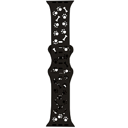 Силиконовый ремешок HOCO WA38 Time series для Apple Watch black