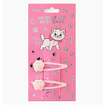 Заколка для волос «Лапки» розовые 2 шт., Коты аристократы 10894811