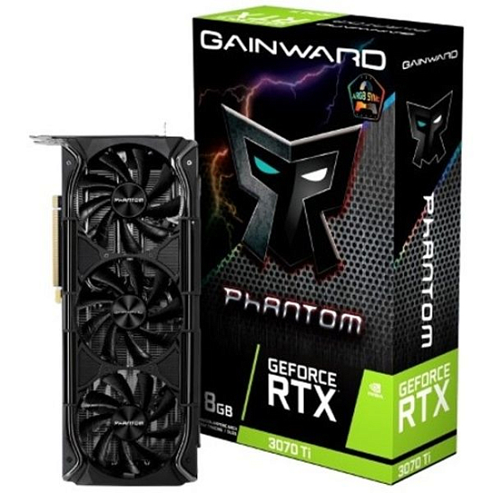 Видеокарта Gainward NVIDIA GeForce RTX 3070 Ti PHANTOM (PHANTOM NED307T019P2-1047M)