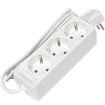 Сетевой удлинитель  1.5м DOMTOK 3гн.,ПВС 3*1  3,5кВт с/з