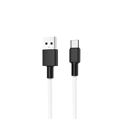 Кабель USB <--> Type-C  1.0м HOCO X29 Superior белый